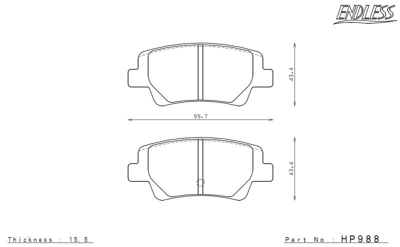 HP988 rear axle