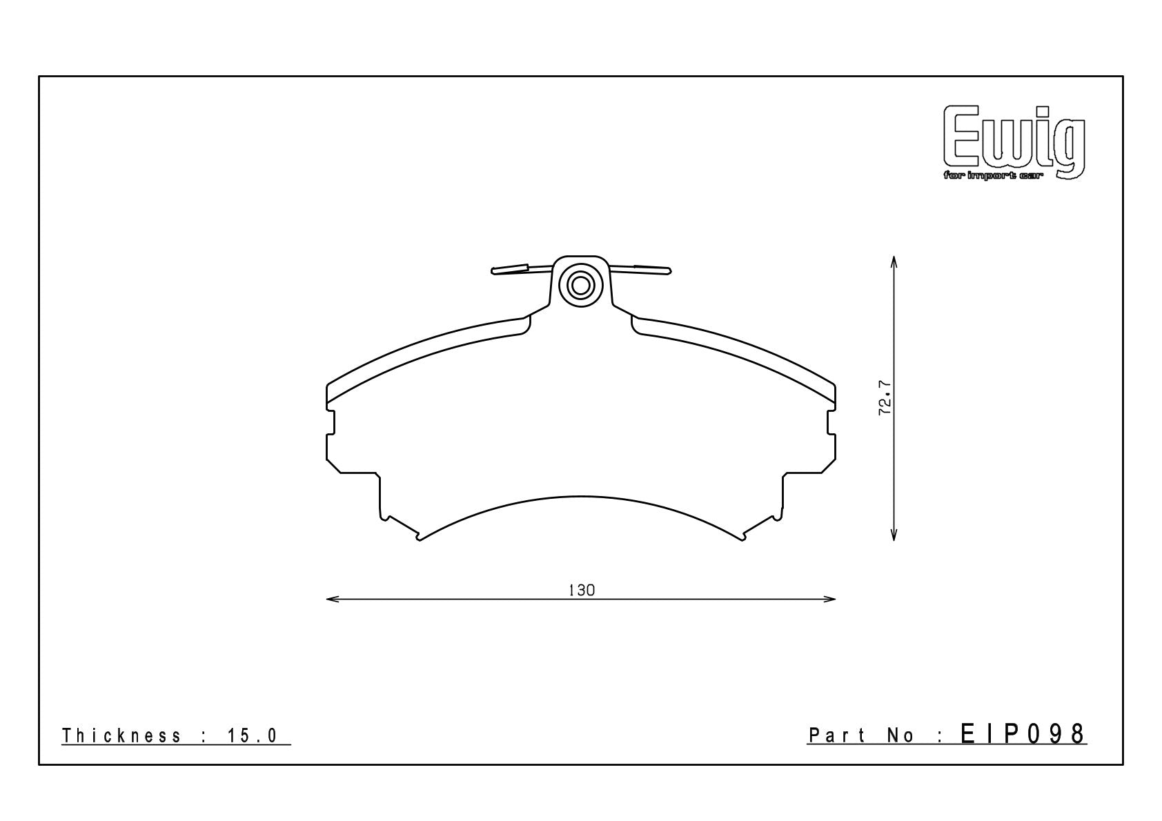 EIP098 front axle