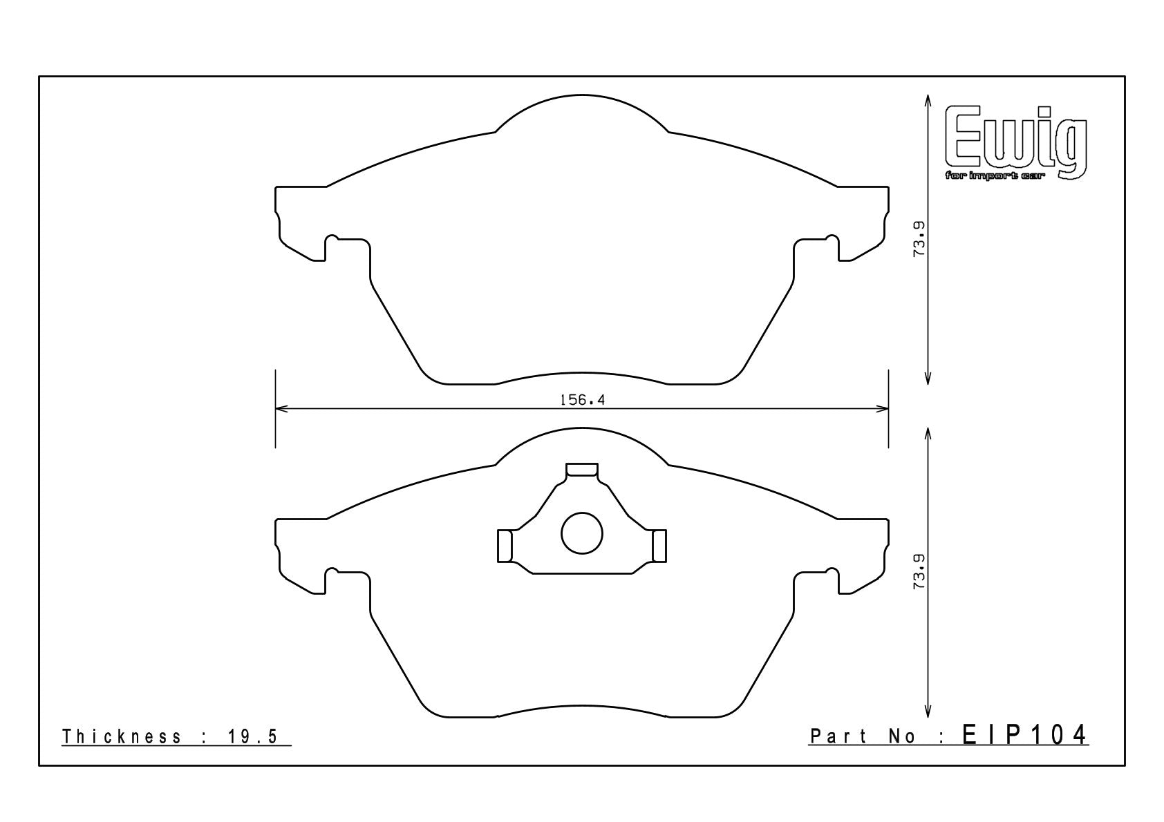 EIP104 front axle