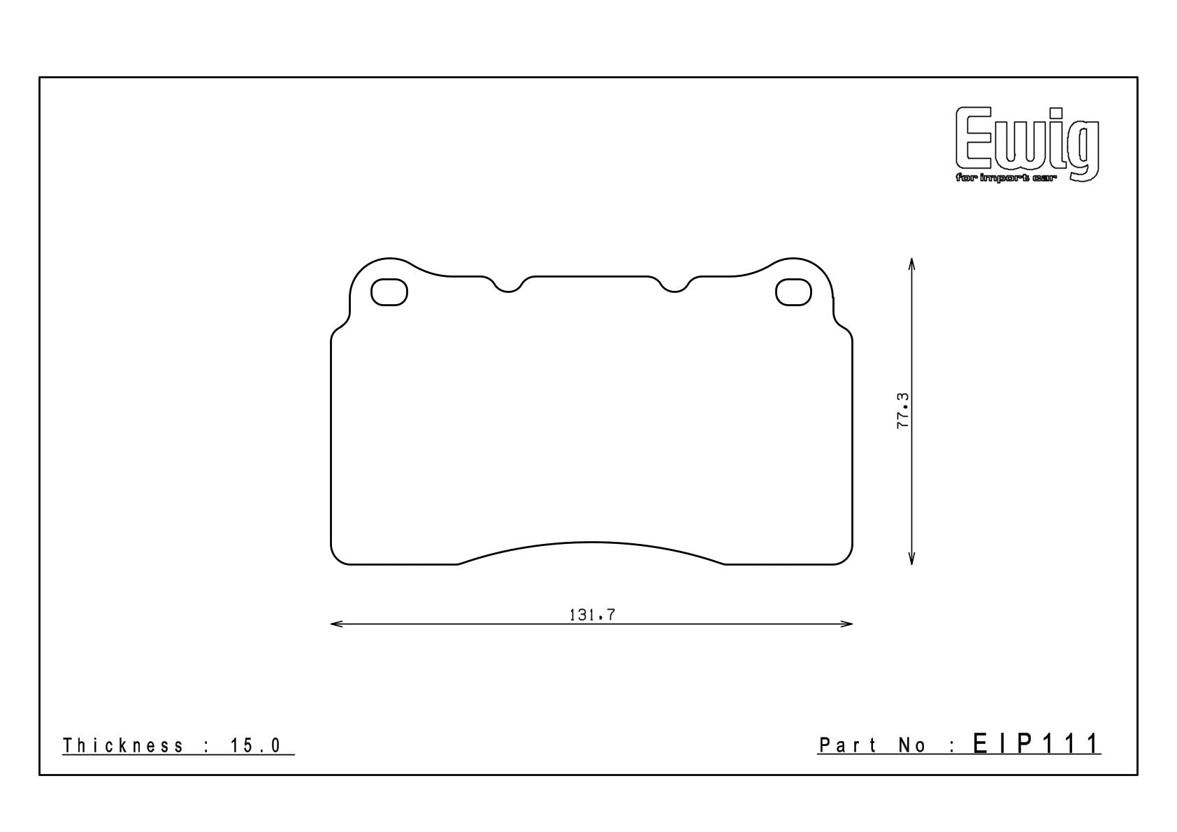 EIP111 front axle