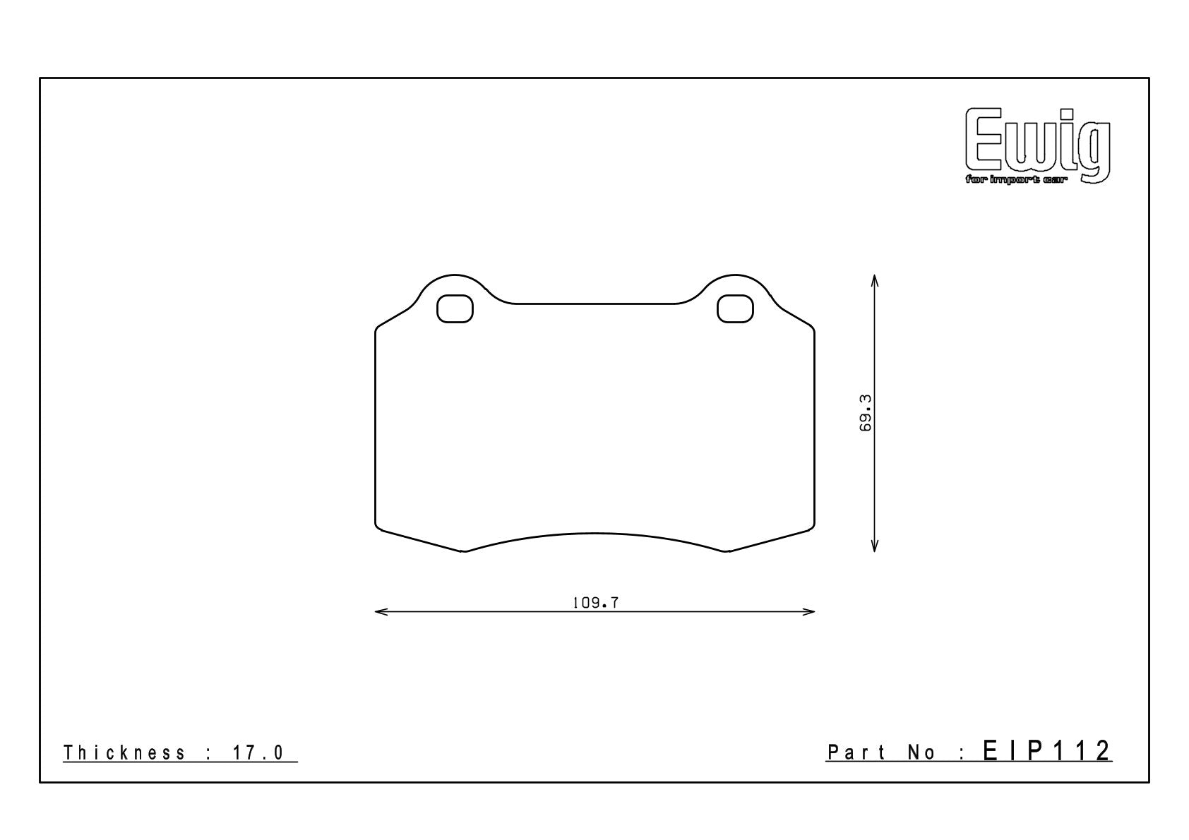 EIP112 front axle