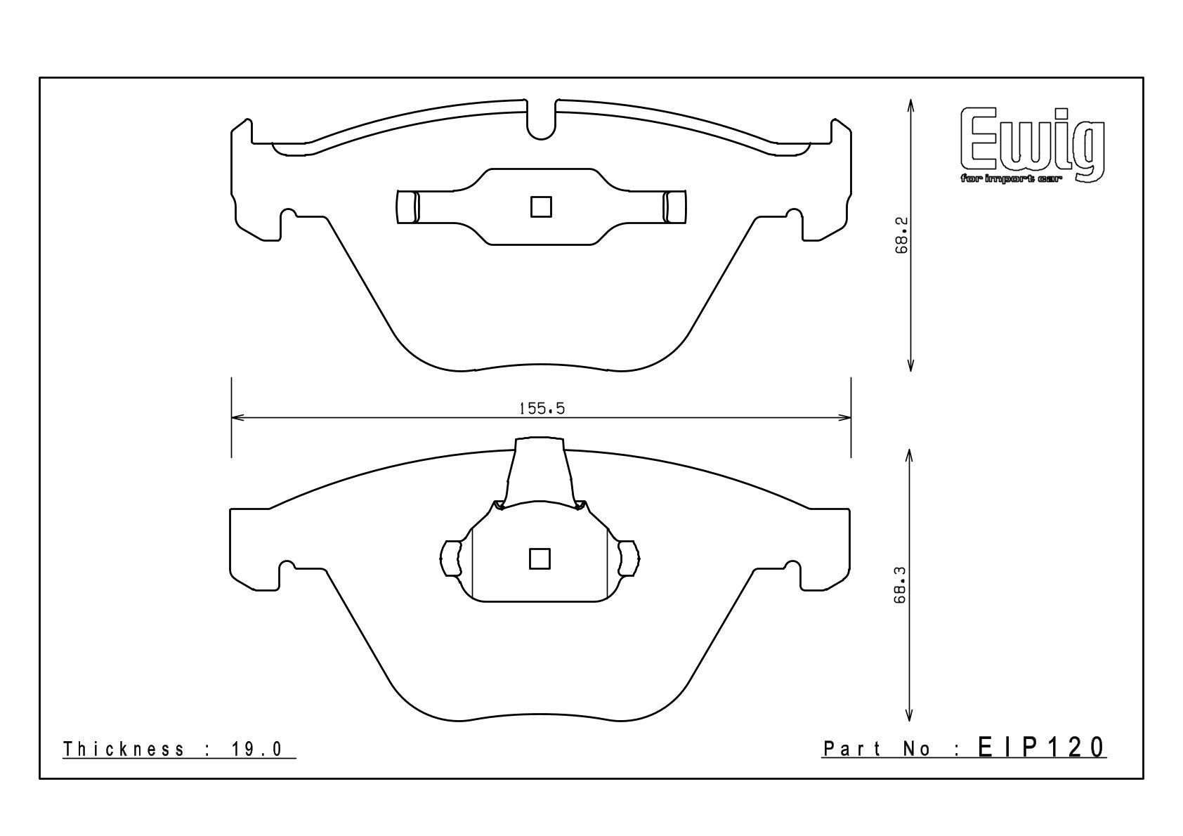 EIP120 front axle