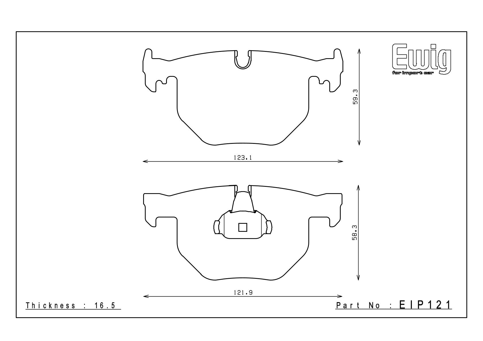 EIP121 rear axle