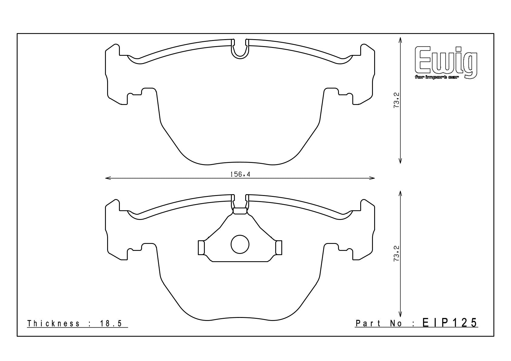 EIP125 front axle