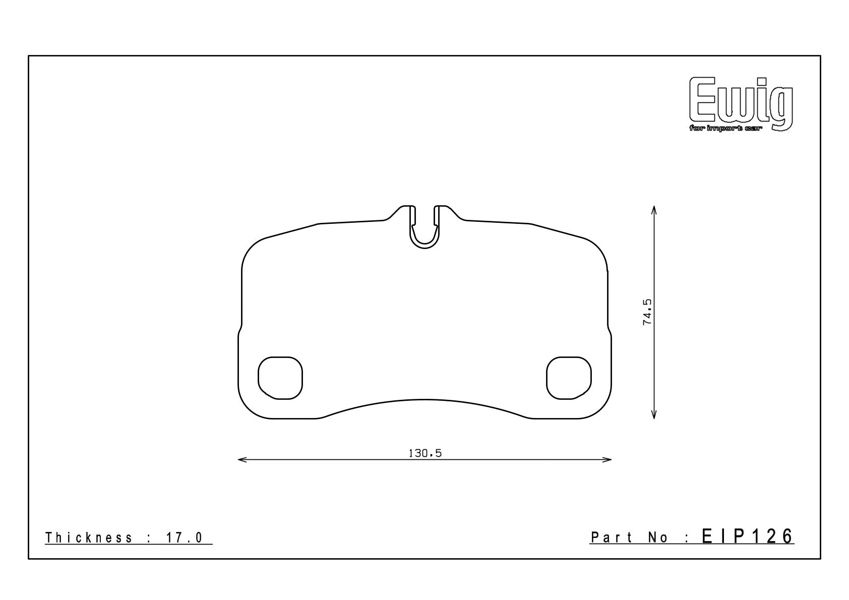 EIP126 rear axle