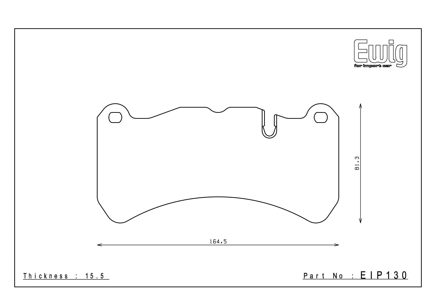 EIP130 front axle