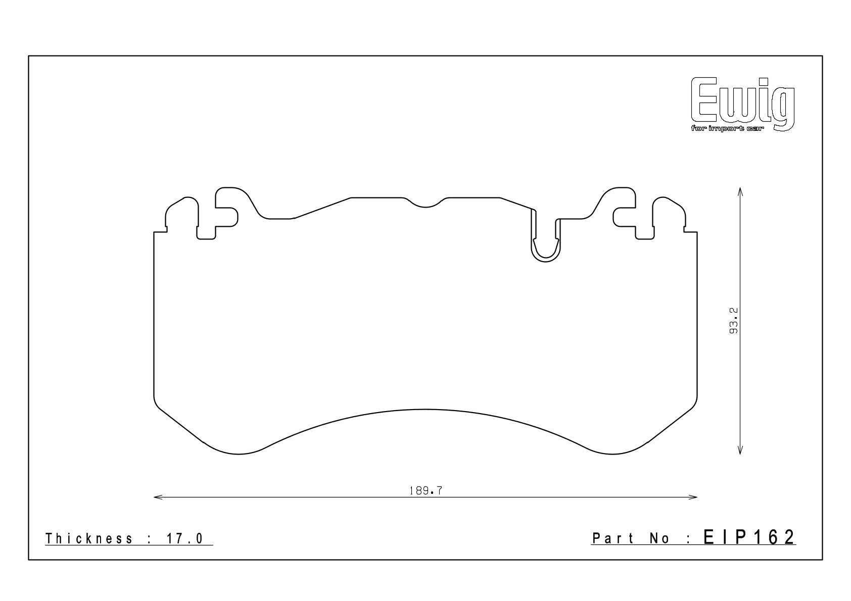 EIP162 front axle