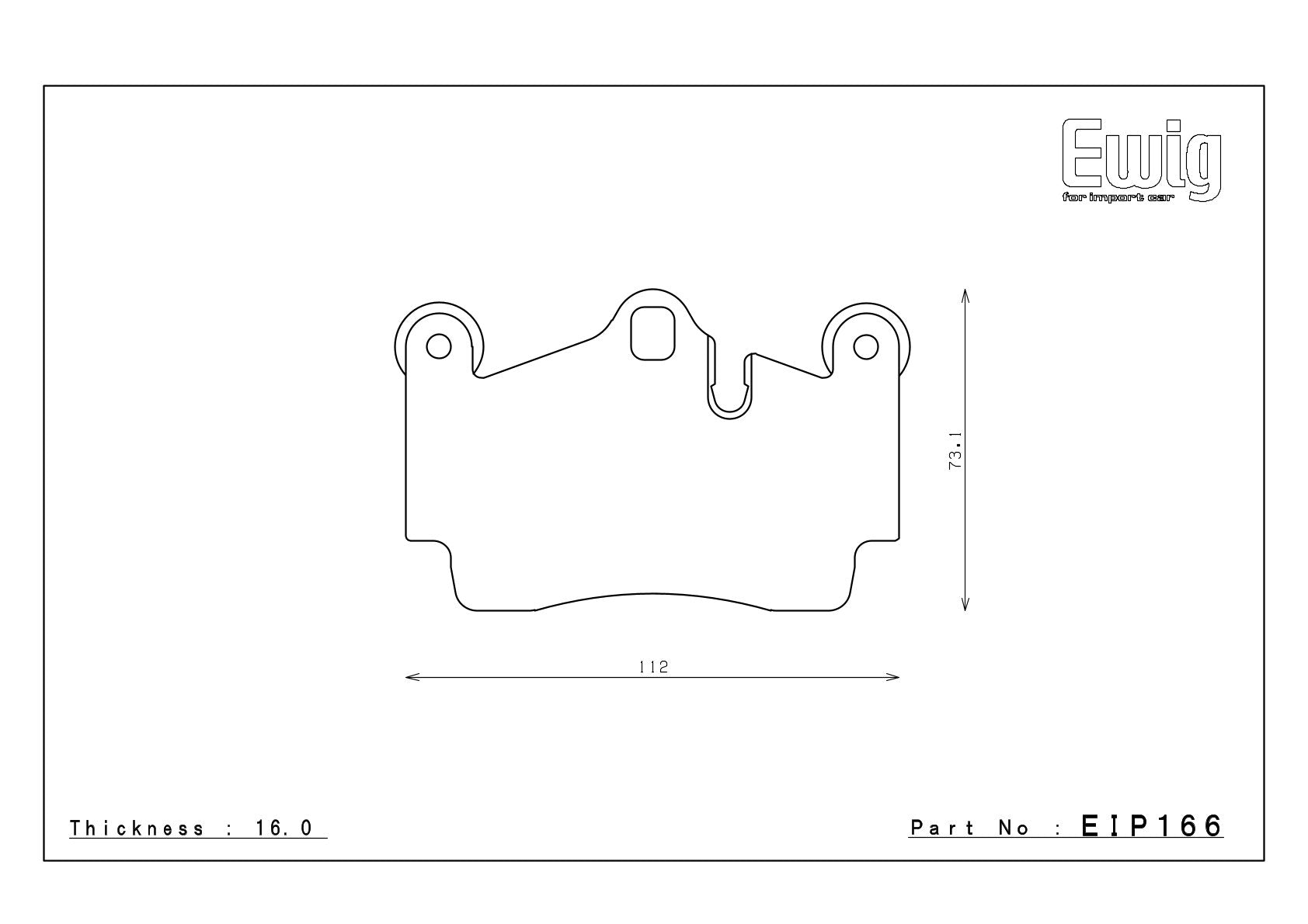 EIP166 rear axle