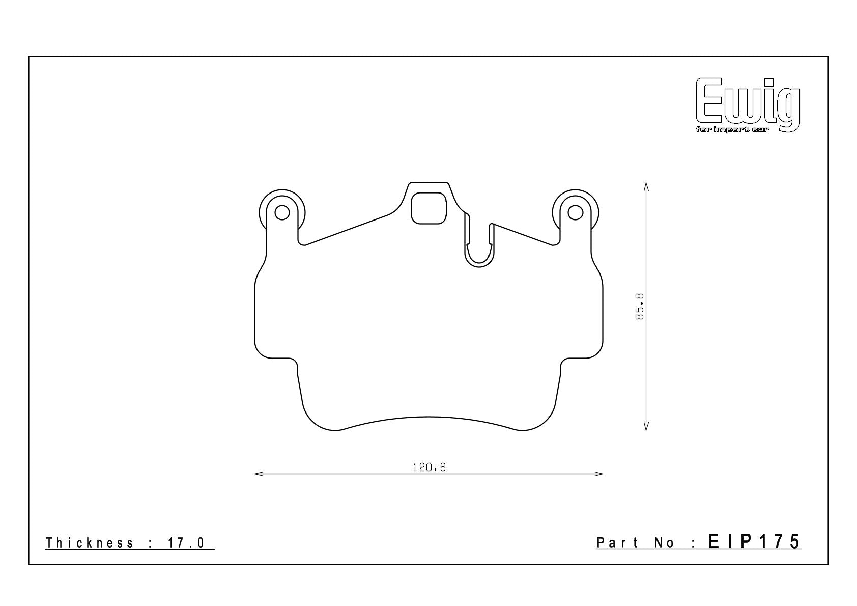 EIP175 rear axle