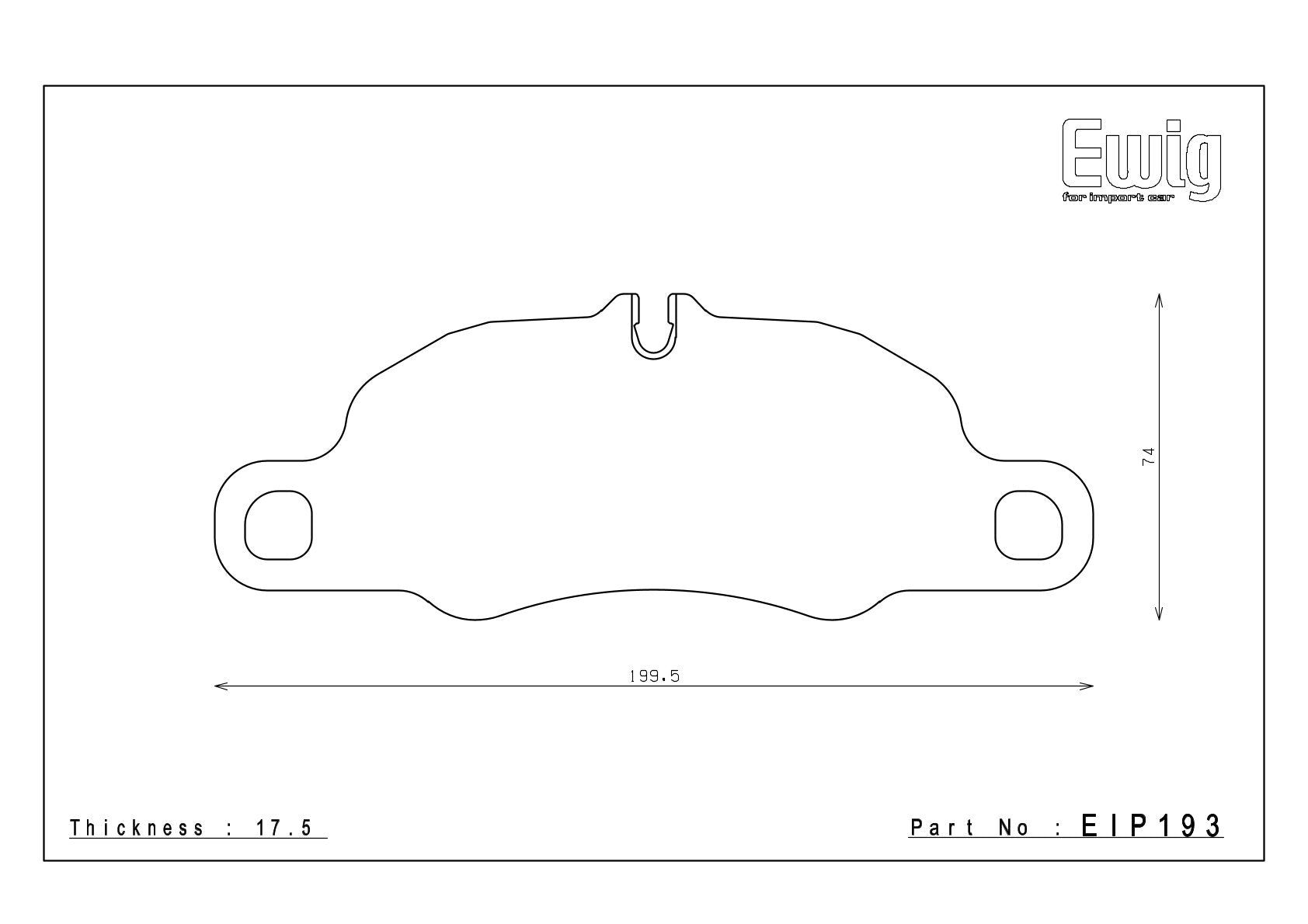 EIP193 front axle