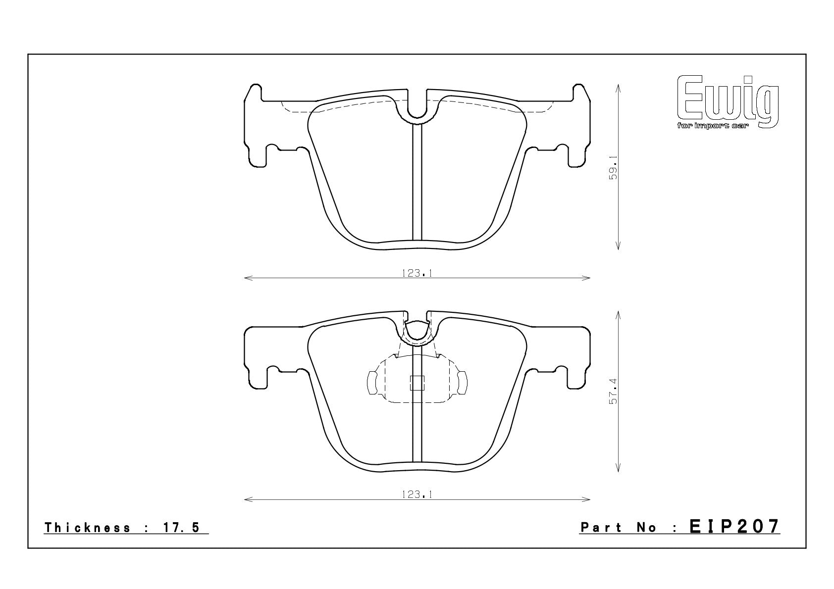 EIP207 rear axle