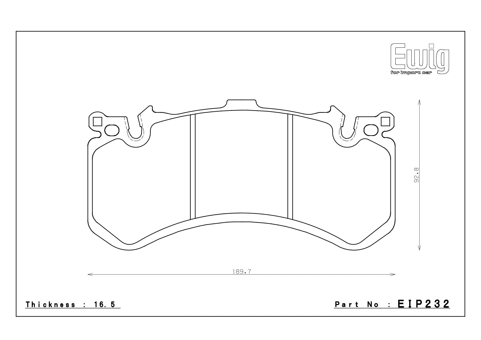 EIP232 front axle