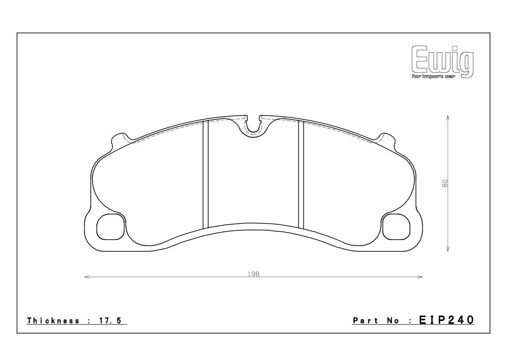 EIP240 front axle