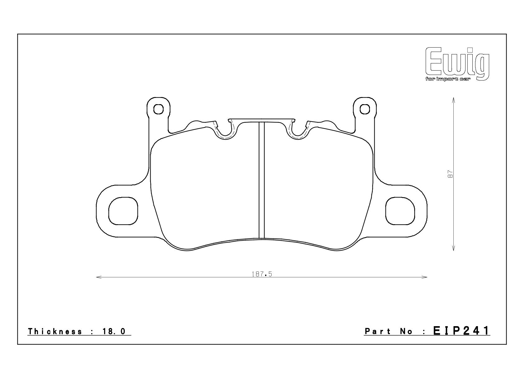 EIP241 rear axle