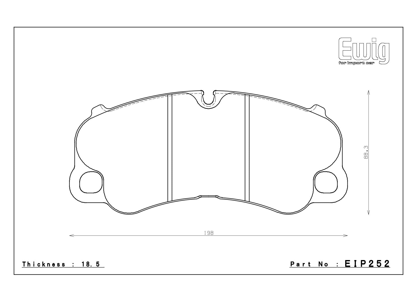 EIP252 front axle