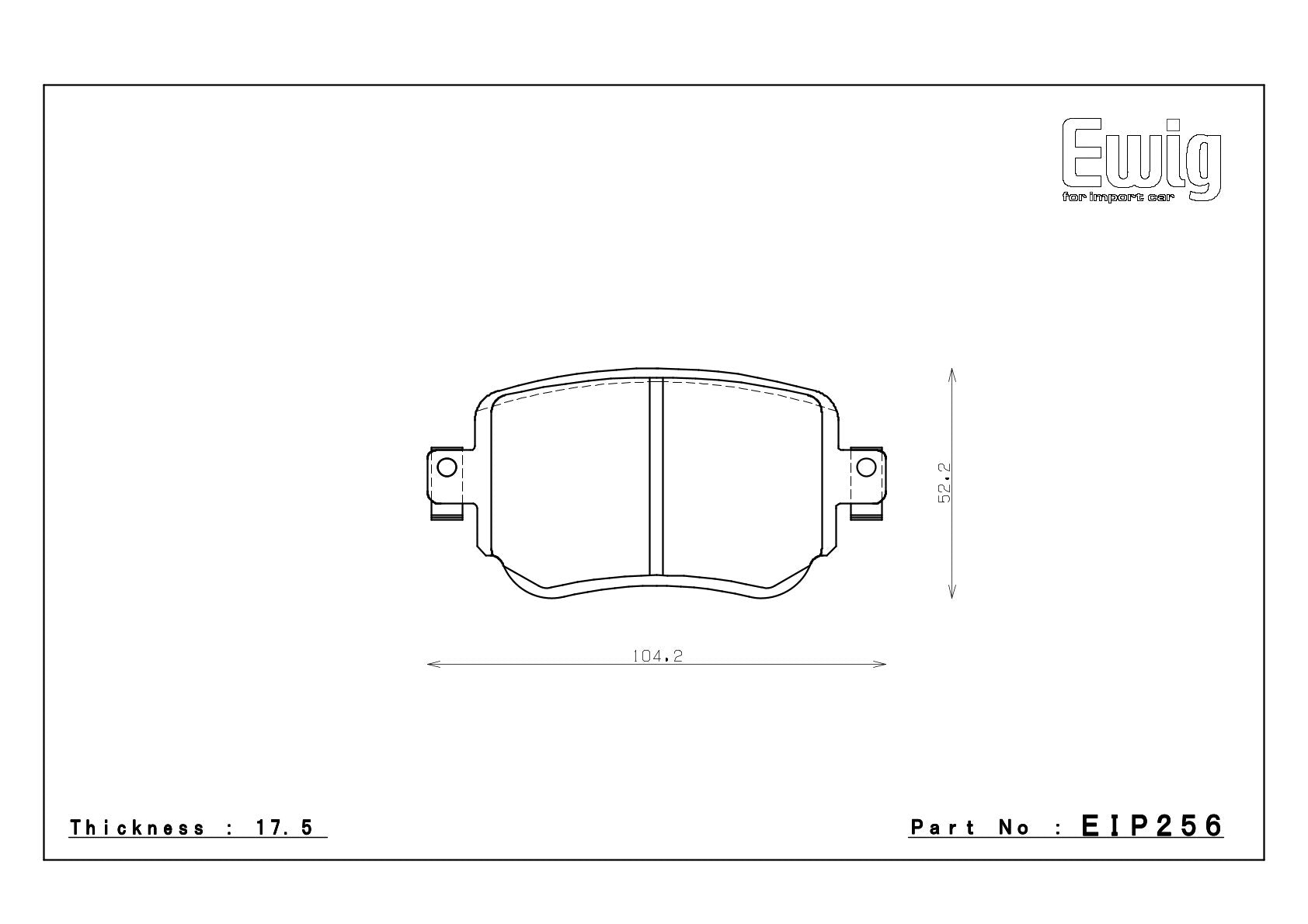 EIP256 Hinterachse PR-Code: 1KS