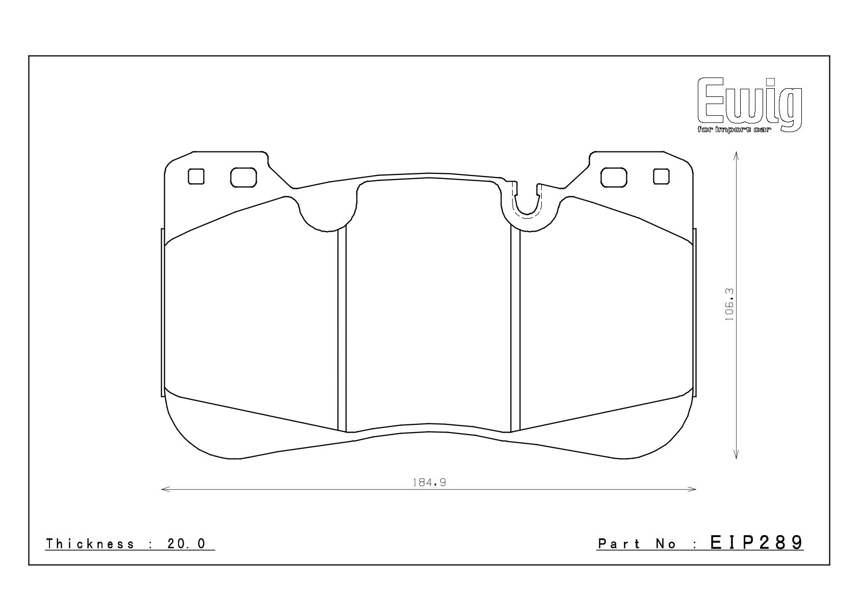 EIP289 front axle