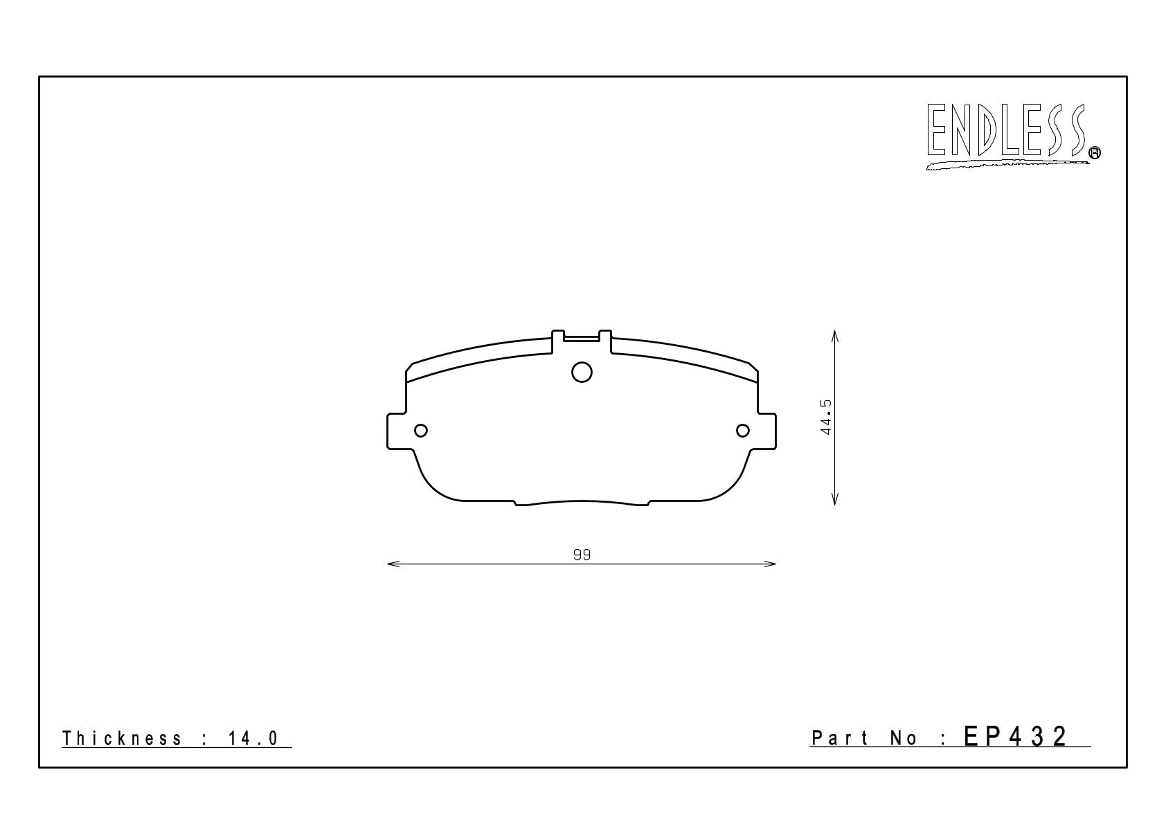 EP432 rear axle