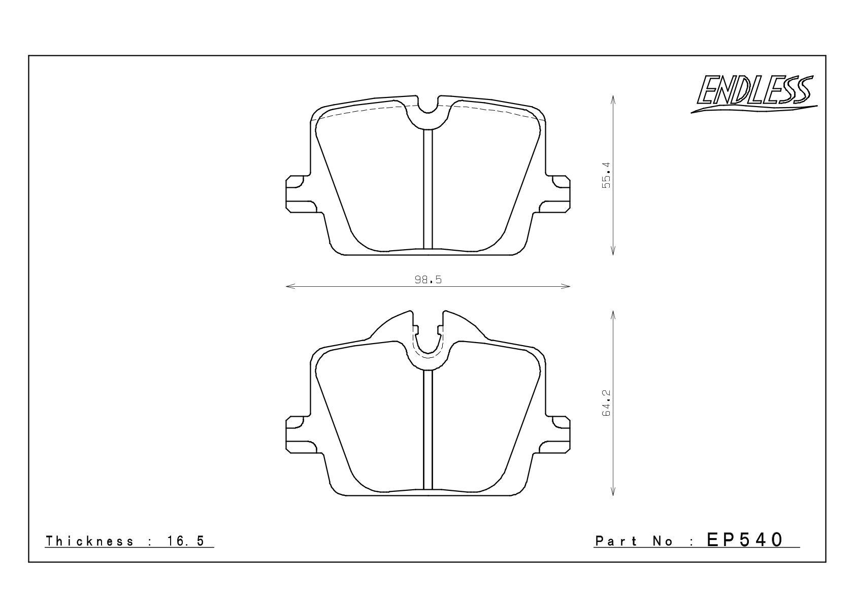 EP540 rear axle