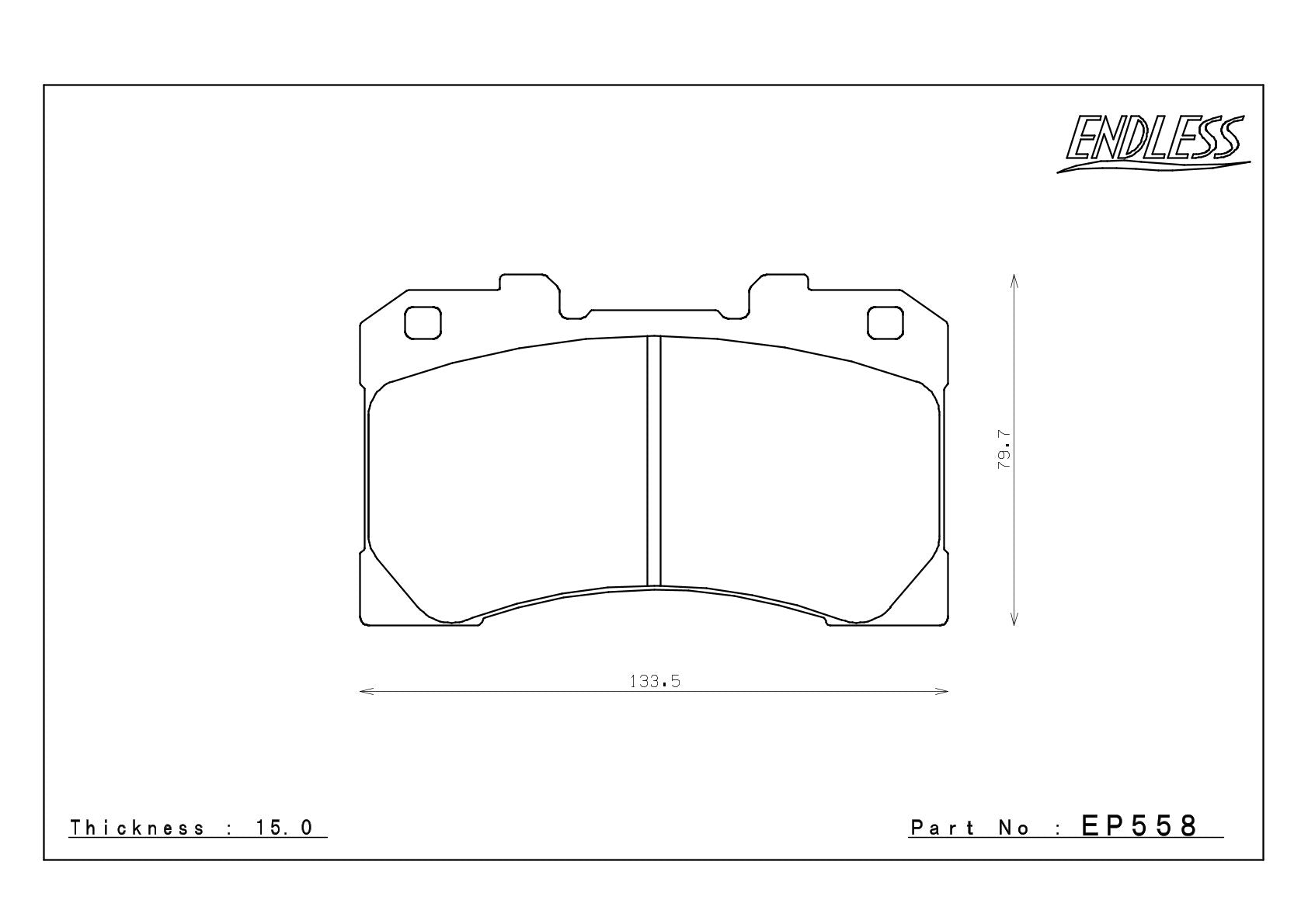 EP558 front axle with performance package (red brake caliper)