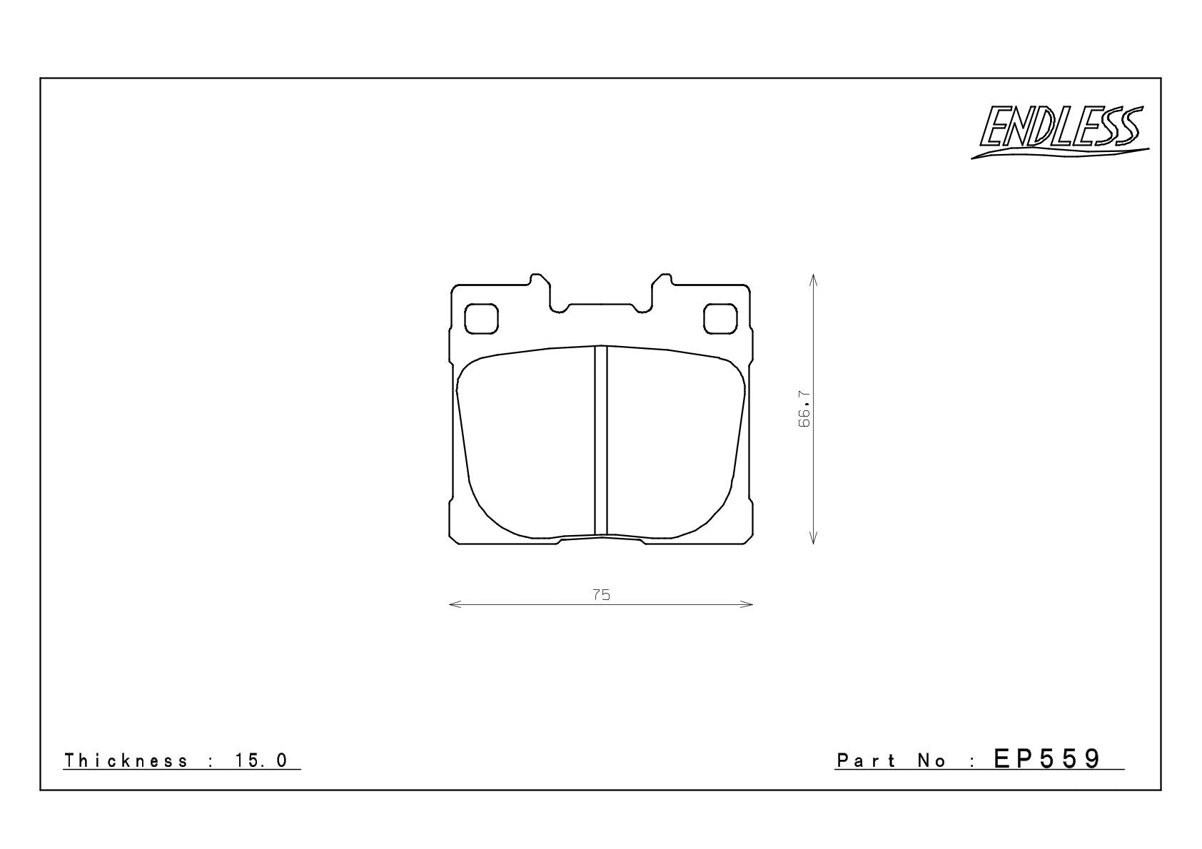 EP559 rear axle