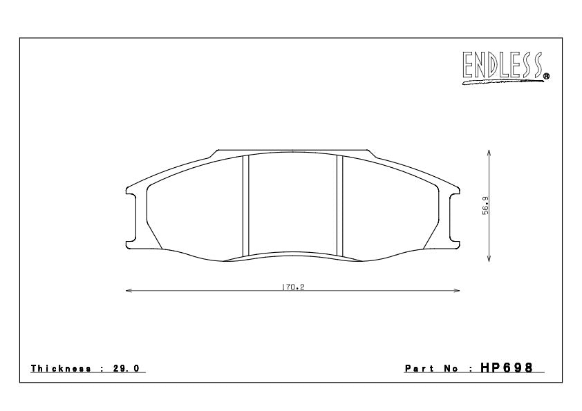 Front axle HP698-29mm