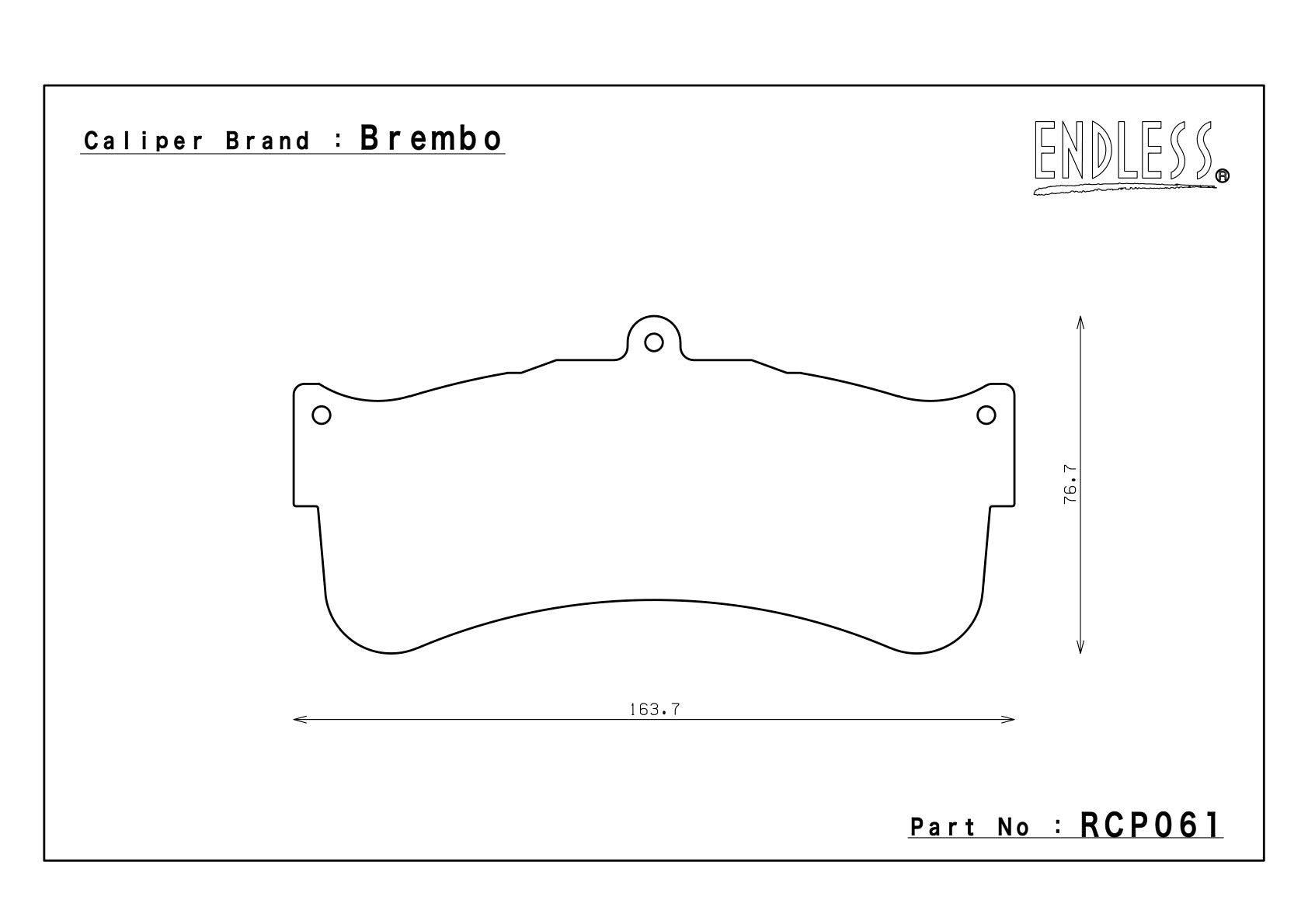 Front axle RCP061-29mm