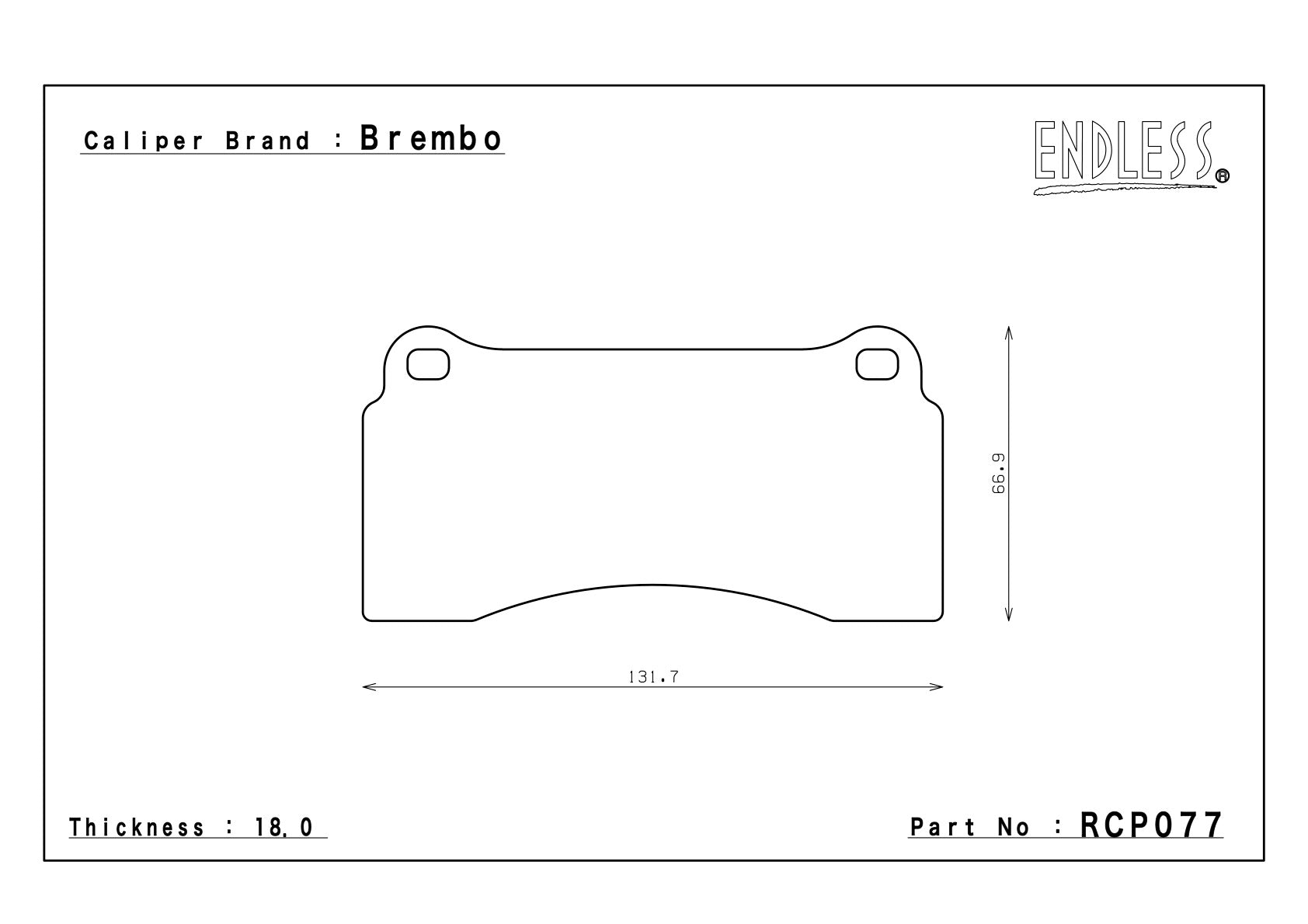 Rear axle RCP077-22mm 