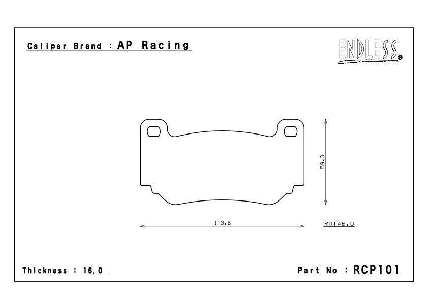 RCP101-16mm front axle