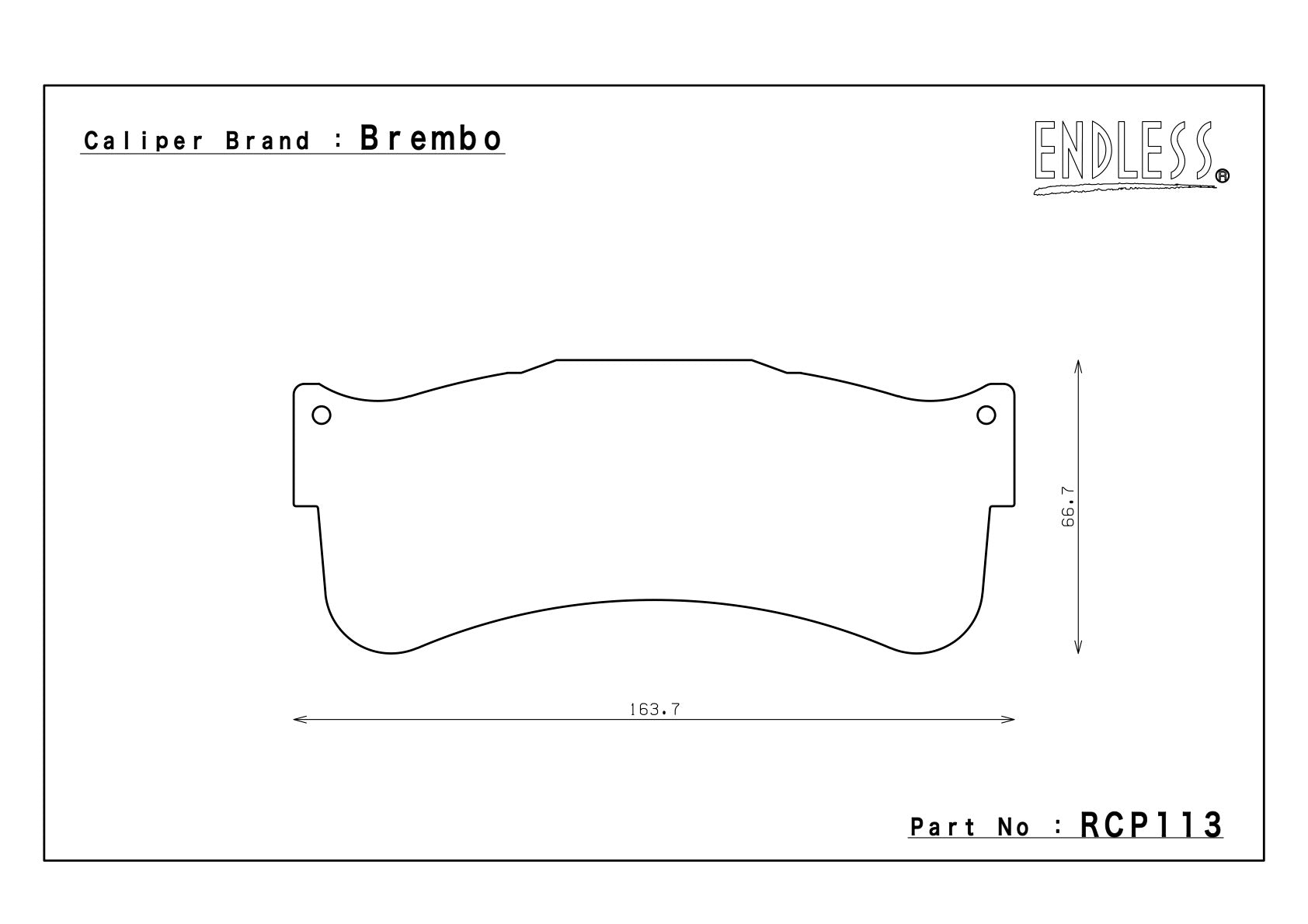 Front axle RCP113-29mm