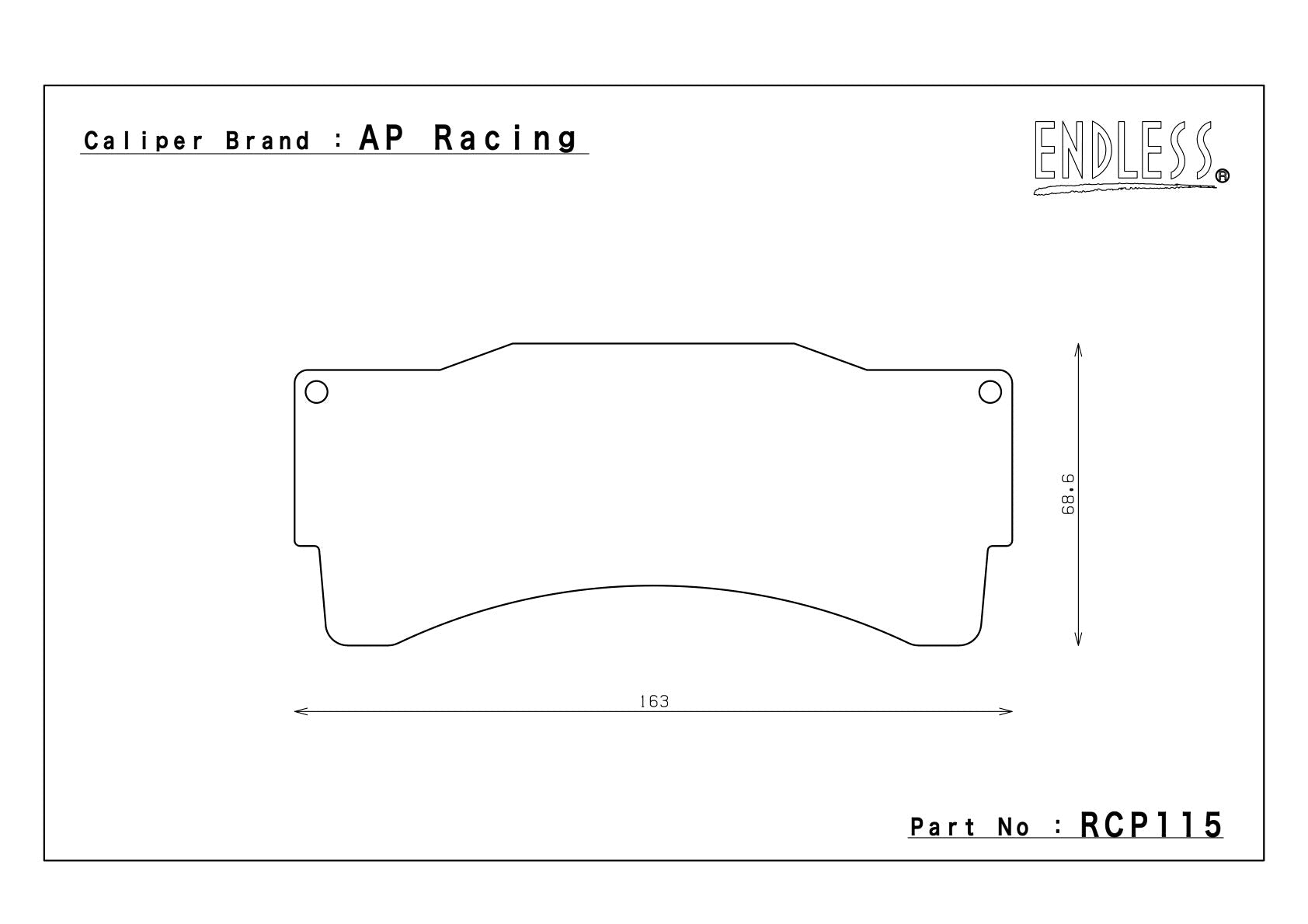 Front axle RCP115-30mm