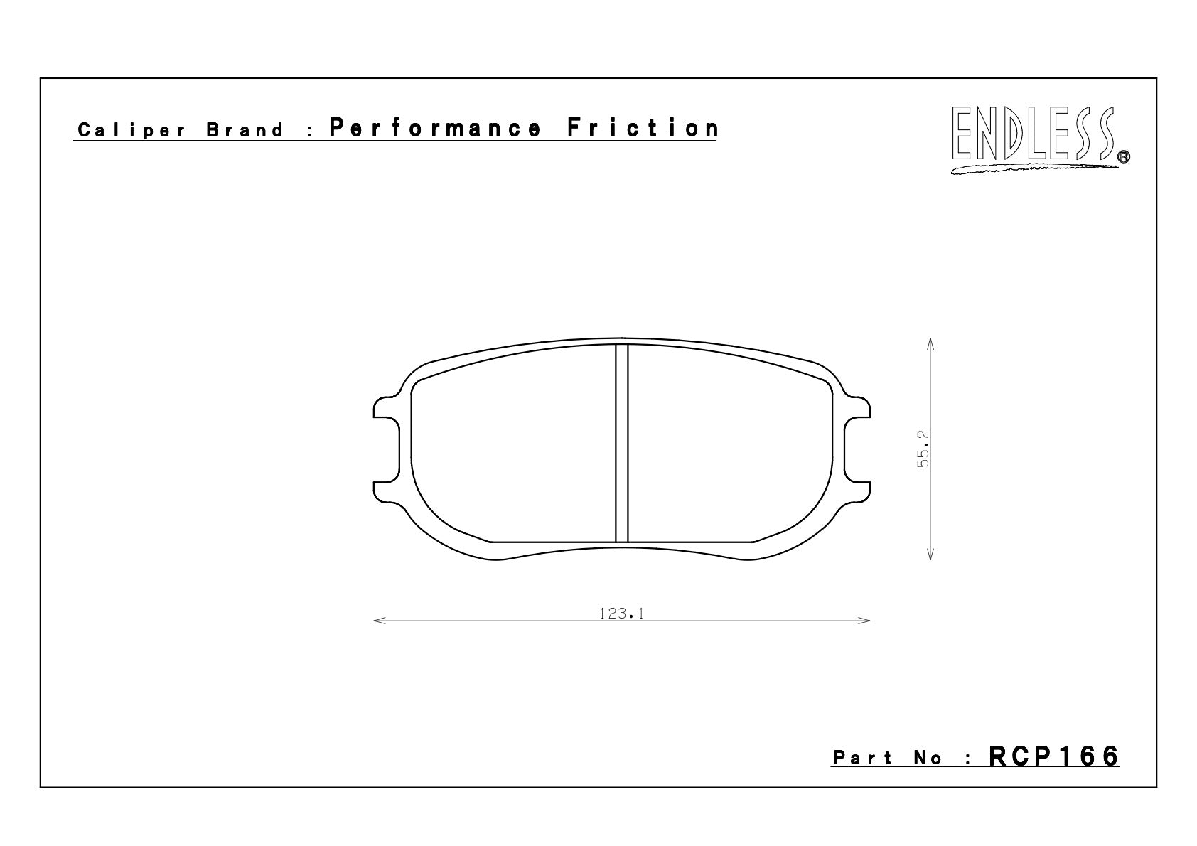 Rear axle RCP166-20mm